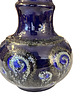 wazony Kobaltowy ceramiczny wazon Strehla Keramik, Niemcy lata 60. 6