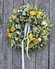 wianki wielkanocne Wiosenny wianek słoneczne żonkile 45 cm 2