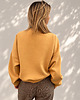 bluza bez kaptura damska Honey-Coloured / miodowa bluza basic 1