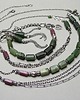 bransoletki wire wrapping Wiosna z rumieńcem  vol. 3 - bransoletka 6