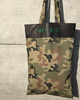 torby XXL Torba typu shopper z grubej tkaniny i skóry 1