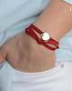 bransoletki skórzane mini red love 1