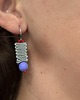 kolczyki soutache Lawendowy poranek 4