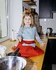fartuchy kuchenne Fartuch dziecięcy róż/błękit/beż 3