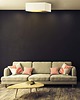 plafony Czarny plafon przysufitowy LED do salonu ALABAMA GOLD 8