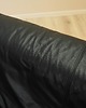 sofy i szezlongi Sofa skórzana czarna, włoski design, lata 60, produkcja: Włochy 8