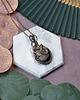 wisiory Miedziany wisiorek wire wrapping z agatem #239 2