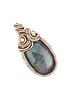 wisiory Wisiorek z agatem wire wrapping 6