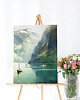 plakaty Plakat Norweskie Fiordy w Trójkadrze 1