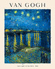 plakaty Plakat Reprodukcja Vincent van Gogh - Gwiaździsta noc nad Rodanem 1