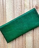 piórniki Skórzany piórnik w kolorze zielonym 1