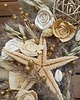wianki Wianek natural summer wreath, wianek z muszlami, #L3, rozmiar 45 cm 3