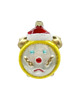 ozdoby choinkowe Bombka choinkowa: Zegar z czapką Mikołaja: żółty 1