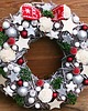 wianki bożonarodzeniowe Wieniec na Boże Narodzenie - SILVER  XMAS 3