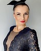 fascynatory Toczek filcowy / fascynator czarny 1
