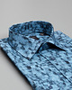 koszule męskie Koszula calimera 00542 długi rękaw granatowy slim fit 2
