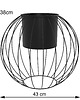 kwietniki Kwietnik metalowy loft design Ball Czarny śr. 43cm 2
