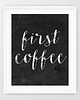 plakaty Plakat first coffee - A3 1