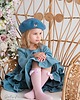 sukienki dla dziewczynki Sukienka Dresowa Spring Blue 3