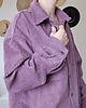koszule damskie  Bawełniana sztruksowa koszula, MAUVE AMELIA 2