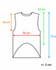 t-shirt damskie Koszulka damska oversize bez rękawów basic 5