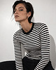 bluzki z długim rękawem damskie Longsleeve Stockholm stripes black white 1