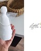 szatki, ubranie na chrzest Rożek niemowlęcy - little angel - biały 9