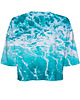 t-shirt damskie DR.CROW T-shirt Krótki CROP Waves 1