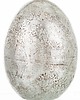 ozdoby wielkanocne Dekoracja - srebrne jajko z ceramiki 23,5x16 cm MONNI - II 1