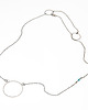 srebrne naszyjniki Teddy: minimalistyczny srebrny naszyjnik koło 2