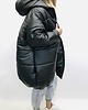 kurtki damskie oversize czarna pikowana zimowa kurtka 3