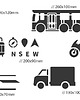 naklejki ścienne do pokoju dziecka SZABLONY MALARSKIE WIELOKROTNE 14szt. // Transport 3