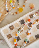 chokery Funky naszyjnik z kolorowych kamieni i lampwork 3