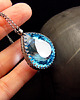 wisiory Naszyjnik Swiss Blue - Topaz Swiss Blue Srebro 1