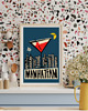 plakaty PLAKAT drink  Manhattan grafika do baru kuchni 1
