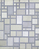 poduszki z grafiką Poduszka - Piet Mondrian - Szara kompozycja 3