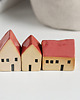 figurki i rzeźby Ceramiczne domki komplet 3 szt. 8