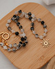 chokery Choker kwarc turmalinowy. 2