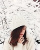 czapki damskie Zimowa czapka  handmade  beanie melanż 2