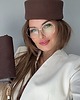 fascynatory Toczek filcowy  / fascynator brązowy czekoladowy 4