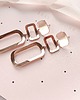 kolczyki pozłacane Kolczyki pozłacane biurowe Nuptia Rose Gold 6