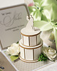 kartki scrapbooking Pamiątka ślubu, exploding box, kartka 3d z torebką zestaw 2