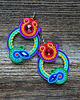 kolczyki soutache Gigi- duże i etniczne kolczyki soutache 5