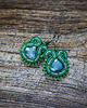 kolczyki soutache Zielone kolczyki soutache 1