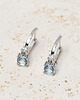 kolczyki srebrne Srebrne Kolczyki z Naturalnym Kamieniem Topaz 1,25 karata Sky Blue I 1