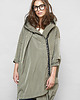 kurtki damskie Oliwkowa parka z kapturem Ariana 1