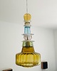 lampy wiszące Lampa wisząca szklana artdeco prl vintage retro 5