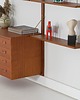 półki Regał tekowy PS System, duński design, lata 60, Randers M 2