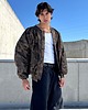płaszcze i kurtki męskie Kurtka typu bomber oversize camo męska 6