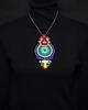 wisiory Etniczny naszyjnik soutache 5